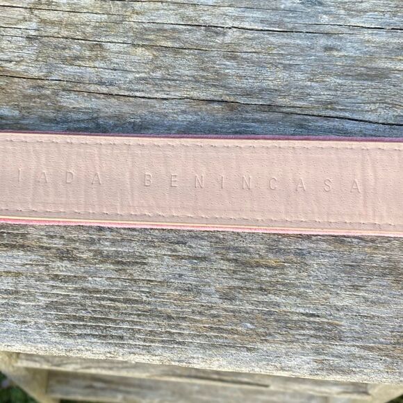 Giada Benincasa Pink Velvet Belt. Size Small.  NWT. main image 9